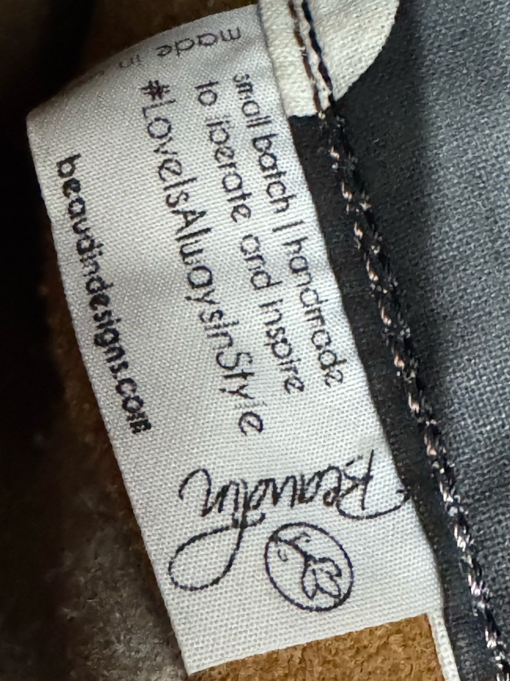 Handmade Genuine Leather Cow Hair Crossbody Bag Cognac $201 Retail NWT - Picture 16 of 16